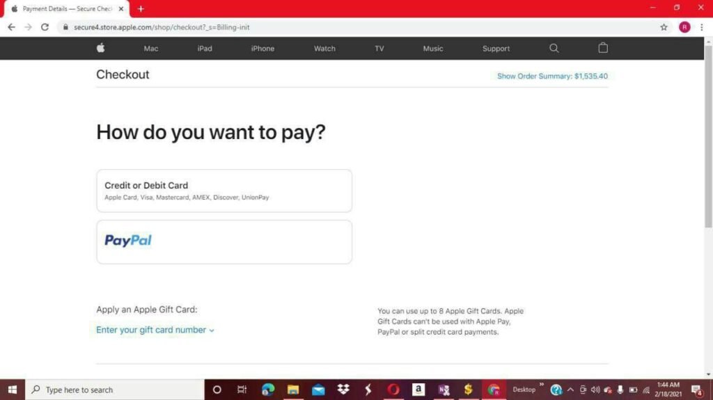 Apple carding latest method In 2022