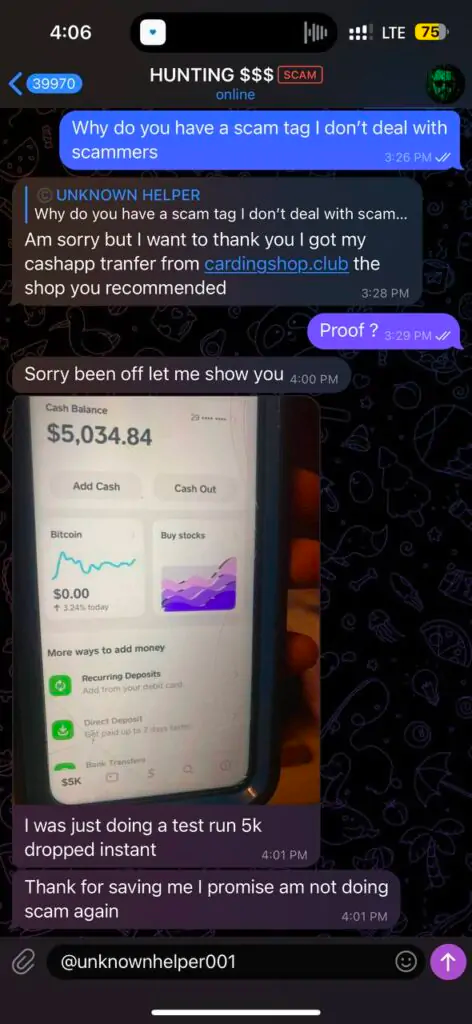 Cardingshop.online is legit or scam