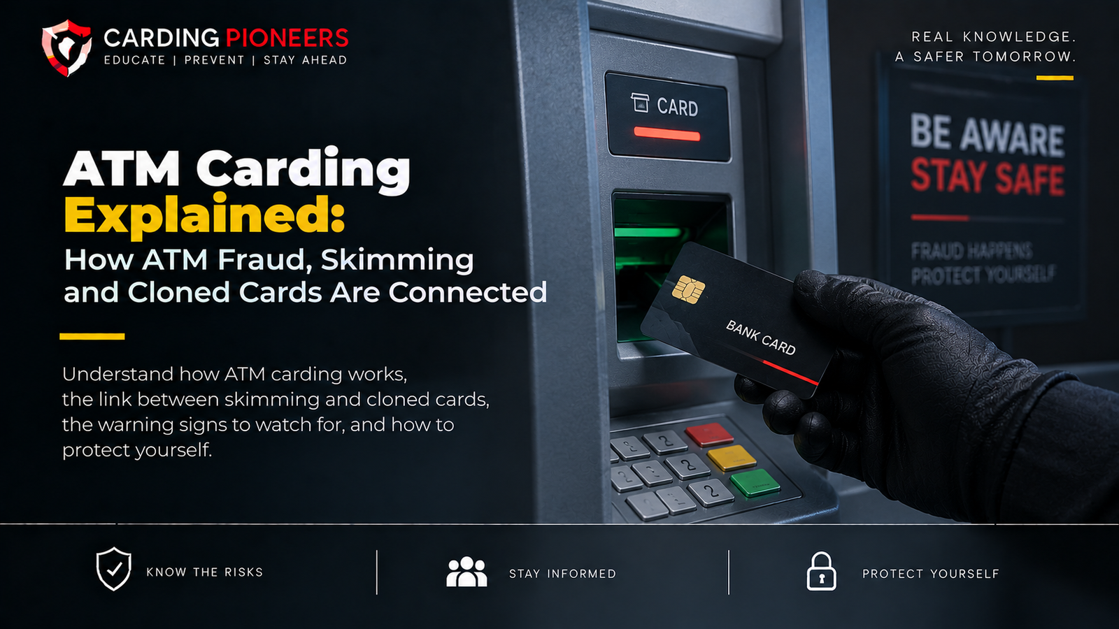 ATM Carding Explained: How ATM Fraud, Skimming and Cloned Cards Are Connected