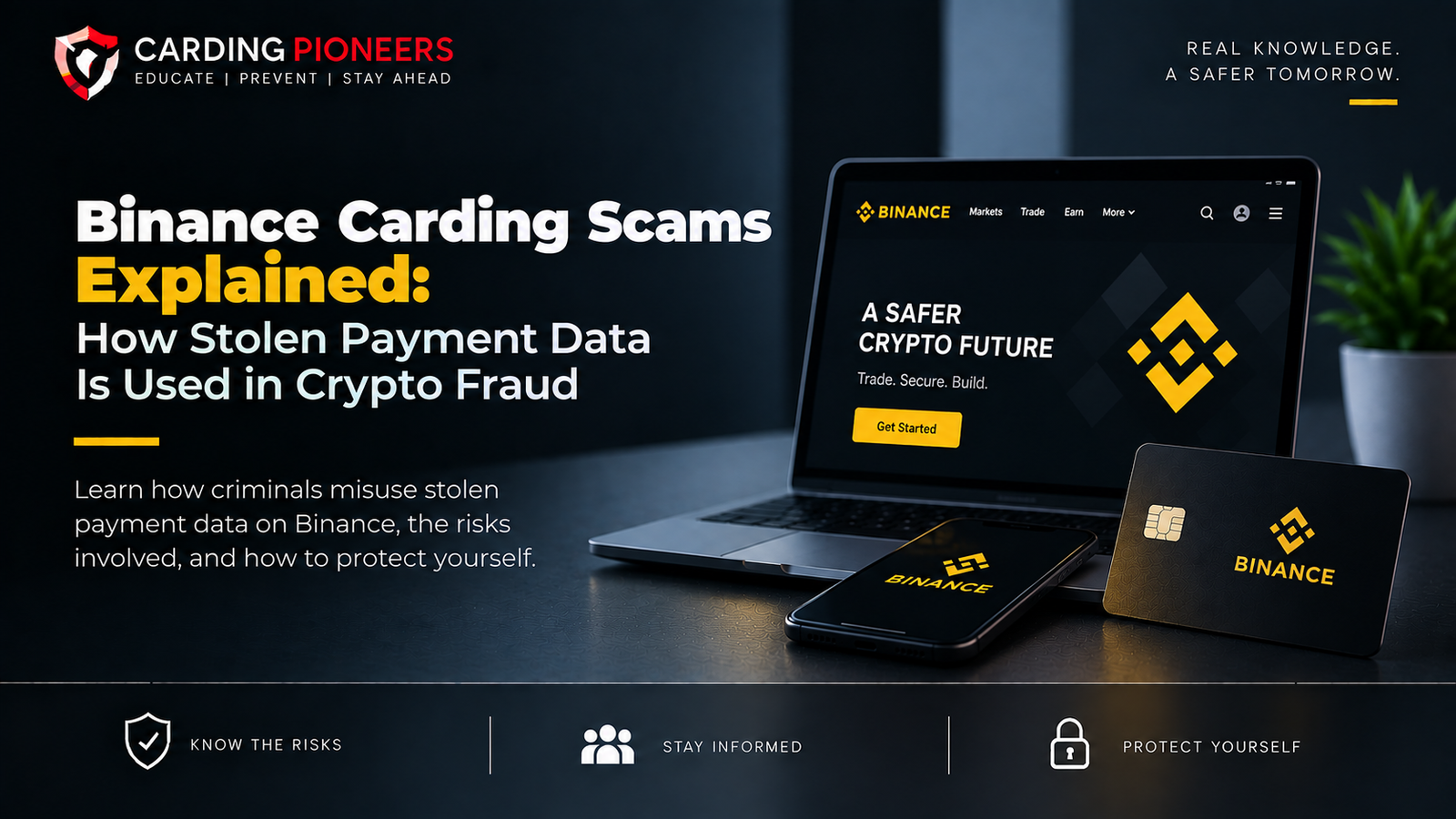 Binance Carding Scams Explained: How Stolen Payment Data Is Used in Crypto Fraud