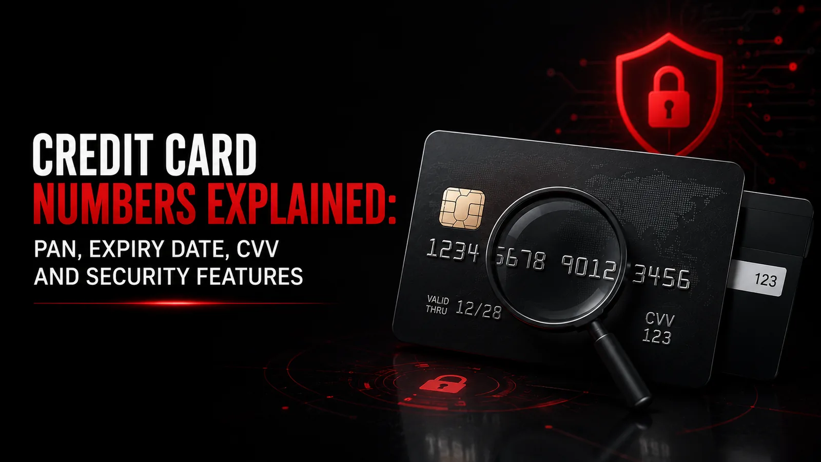 Credit Card Numbers Explained: PAN, Expiry Date, CVV and Security Features