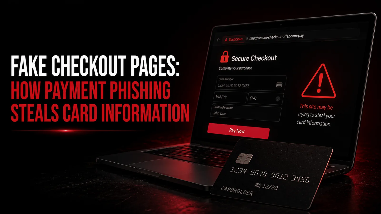 Fake Checkout Pages: How Payment Phishing Steals Card Information