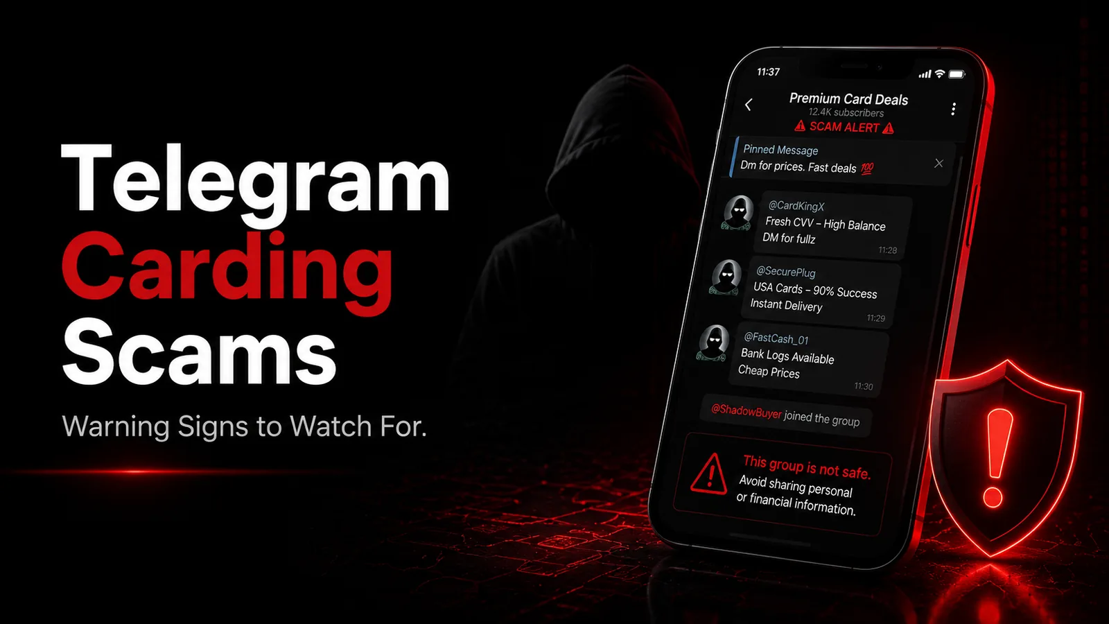 Telegram Carding Scams: Warning Signs to Watch For