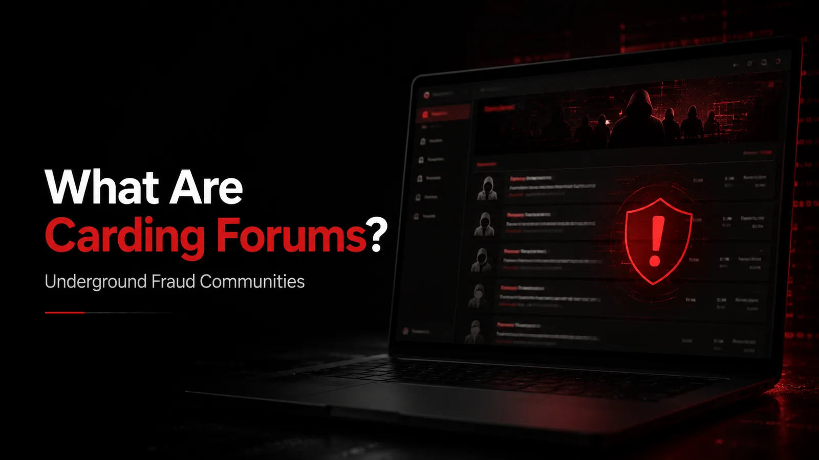 What Are Carding Forums? Understanding Underground Fraud Communities