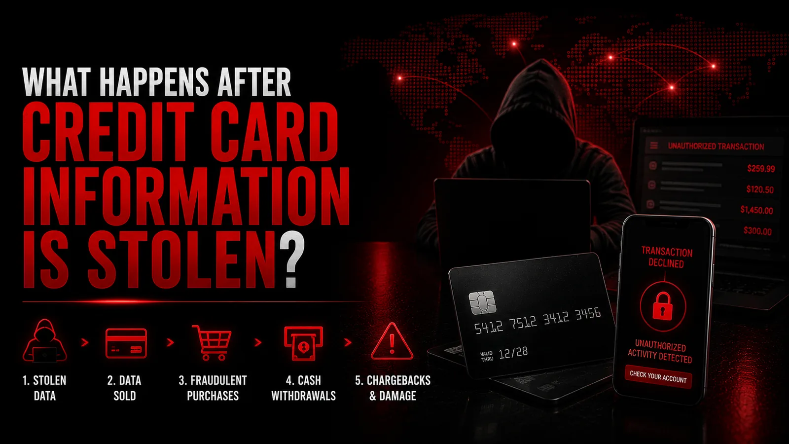 What Happens After Credit Card Information Is Stolen?