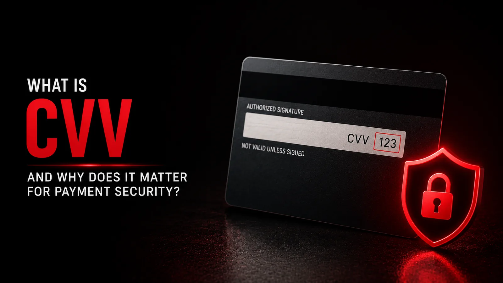 What Is CVV and Why Does It Matter for Payment Security?