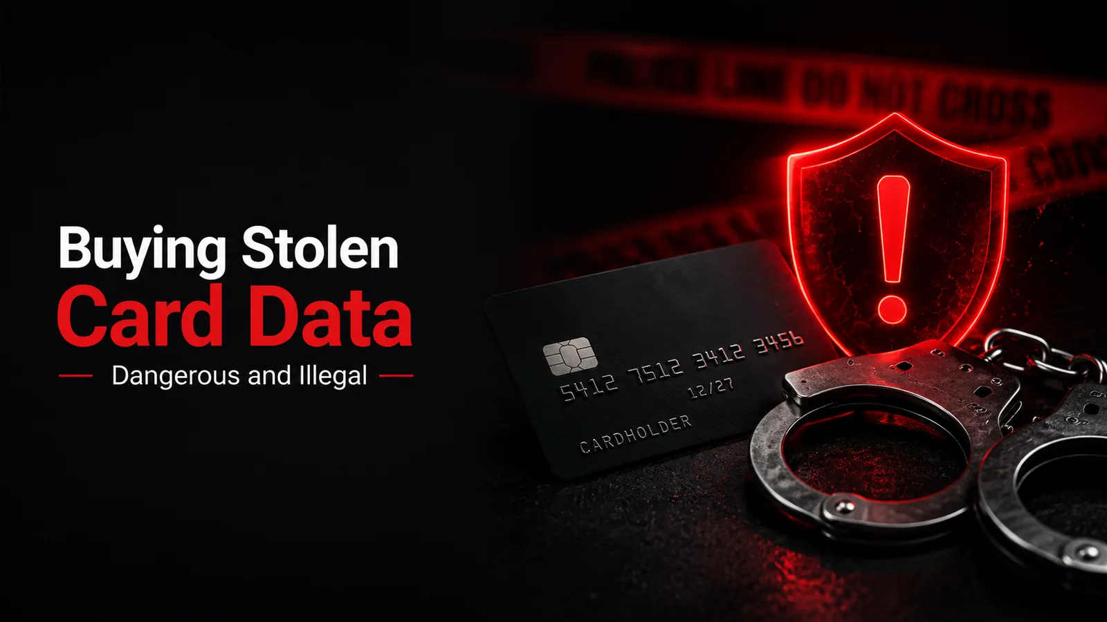 Why Buying Stolen Credit Card Information Is Dangerous and Illegal